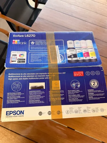 Impressora Epson Multifuncional Ecotank L6270 na Caixa