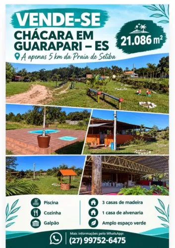 Leia , Imperdível, Chácara.. Guarapari