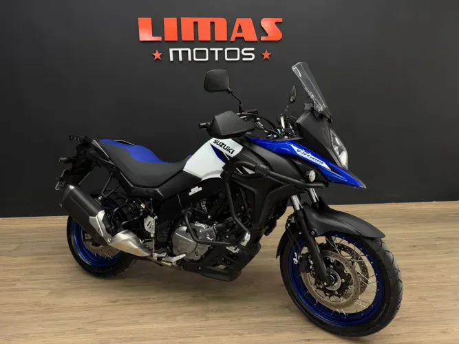 V-Strom 650 Azul 2025 Adventure - Apenas 10.300 KM.
