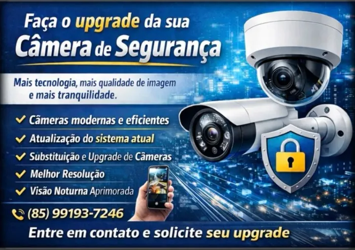 Manutenção de câmeras de segurança 