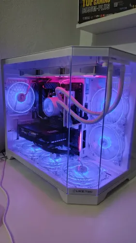 Gabinete Gamer aquário BRANCO