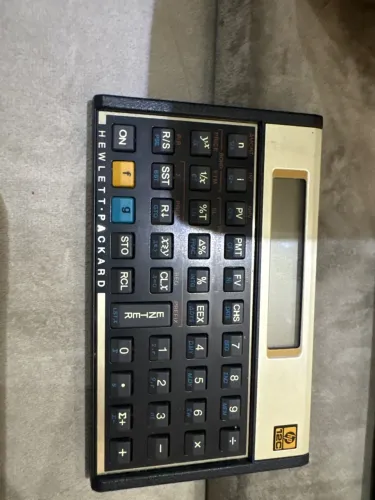 Calculadora científica 12c hoje