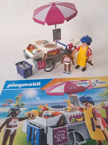 Playmobil Vendedor de Crepe e Acessórios (Preço Negociável Levando + Peças)