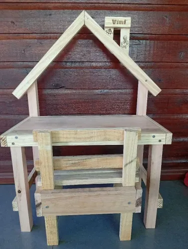 Kit mesa e cadeira infantil