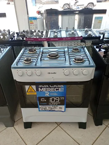 Fogão Mueller Mesa Inox 5 Bocas Automático