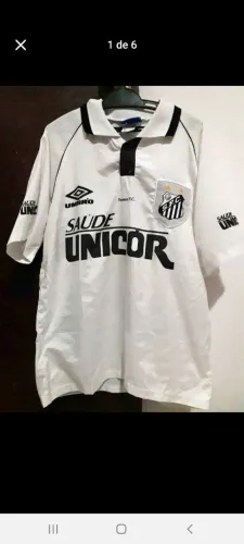 Camisa Santos Futebol Clube 1997 original Umbro número 9