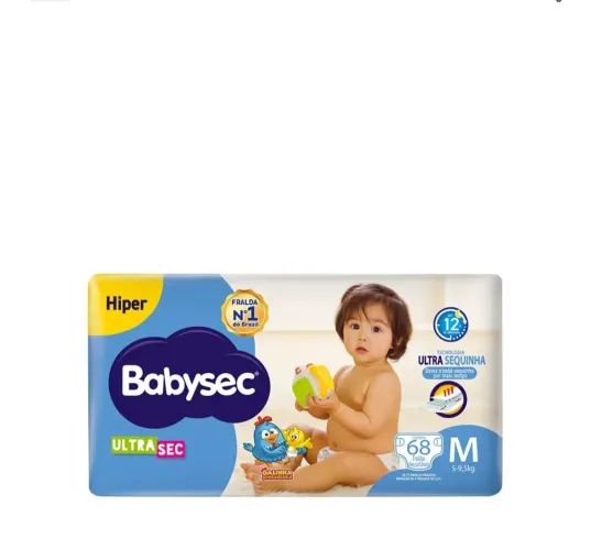 Fralda Baby sec M 68 unidades