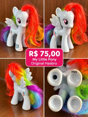 My little pony- MLP- Rainbow Dash oficial colecionador