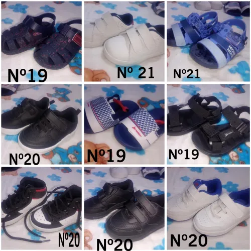 Vendo 9 pares de sapatos do 19 ao 21