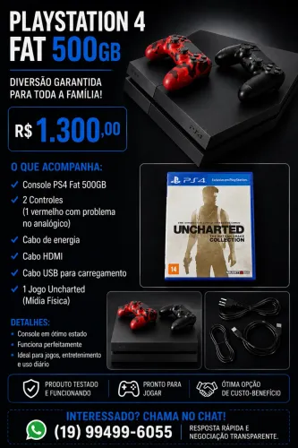 Ps4 Fat - 500 GB