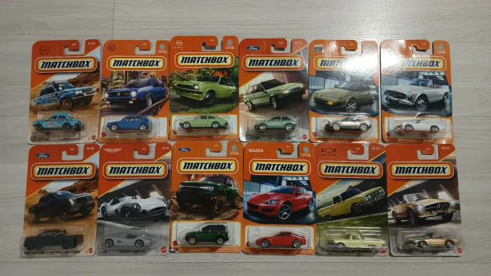 Lote de miniaturas Matchbox 20 no lote ou 25 unitário
