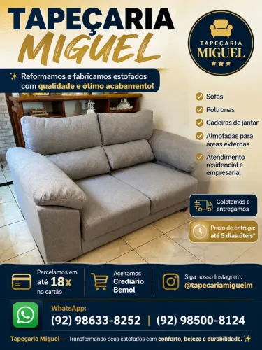 Tapeçaria Miguel - Reforma Sofá 