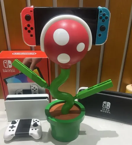Nintendo switch OLED desbloqueado - Dock e joyscons extras