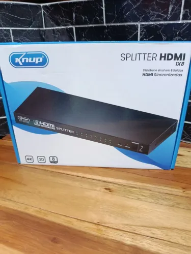 Splitter HDMI 1x8 saídas simultâneas./ SUPER OFERTA IMPERDÍVEL 