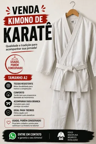 Kimono para karatê usado