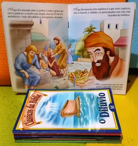 Coleção Clássicos da Bíblia infantil 12 volumes
