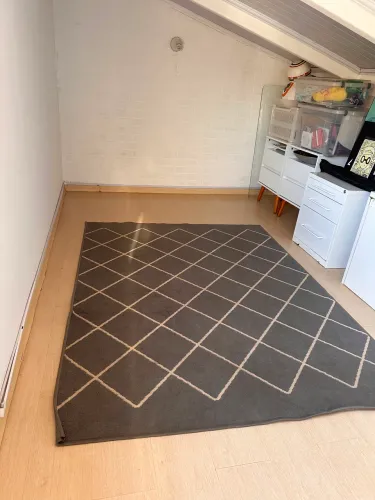 Tapete Cinza Geométrico Leroy Merlin 1,50m x 2,00m