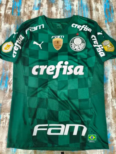 Camisa Palmeiras 2021 Rony Tríplese Corôa Preparada pra Jogo 
