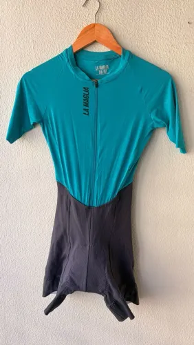 MACAQUINHO de Triathlon e Ciclismo Turquesa- LA MAGLIA
