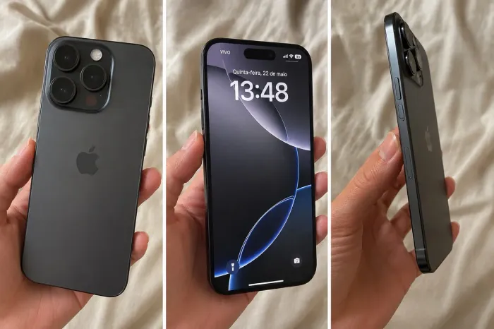 iPhone 16pro Max 256 cinza espacial