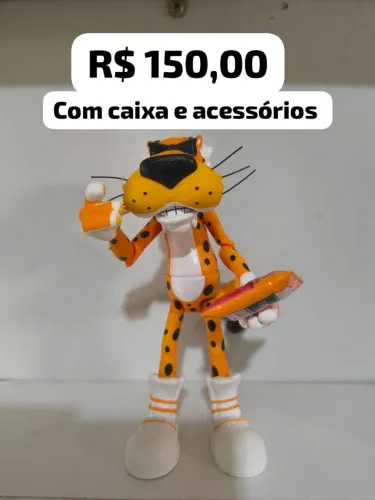 Chester Cheetos jada toys completo com caixa e acessórios