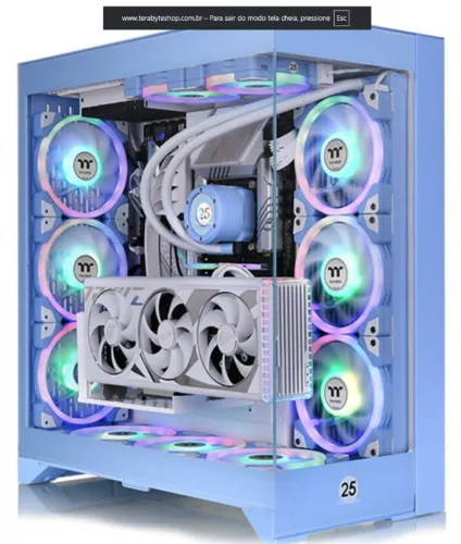 Gabinete Gamer Thermaltake CTE E600 MX Hydrangea