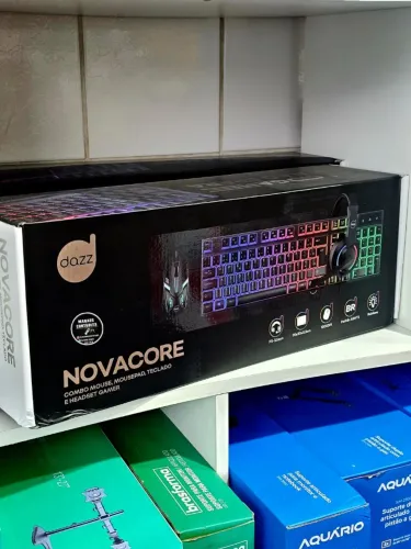 Kit mouse, teclado,headset Gamer e Mousepad completo 