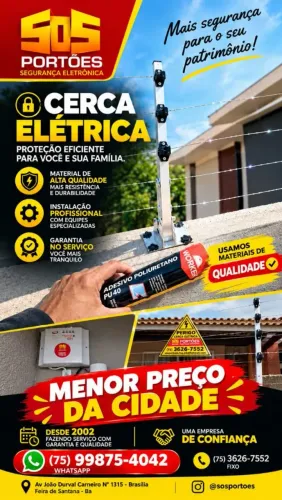 CERCA ELÉTRICA - TELEVENDAS *