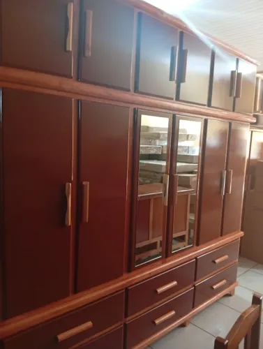 Guarda roupa novo de madeira faço entrega 2800 triplex 6 portas 6 gavetas 