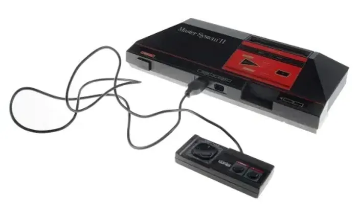 Console Sega Master System 2 com "Alex kidd in miracle world na memória"