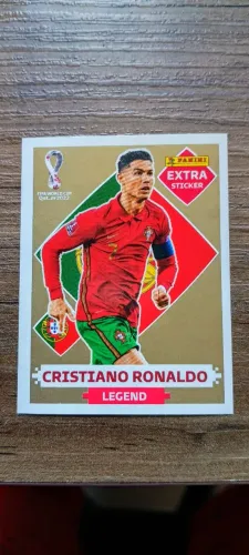 Extra Sticker legend Copa 2022 CR7 Gold