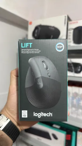 Mouse Sem Fio Logitech Lift Ergonômico Preto