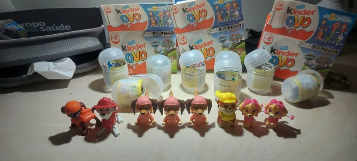 Patrulha canina kinder ovo (valor por unidade)