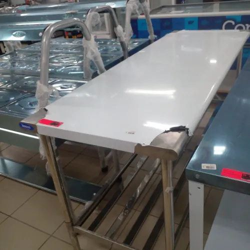 MESA DE PREPARO EM INOX DE 1,90X70 CM TODA EM INOX, COM PANELEIRO, NOVA, PROMOÇÃO!!!!