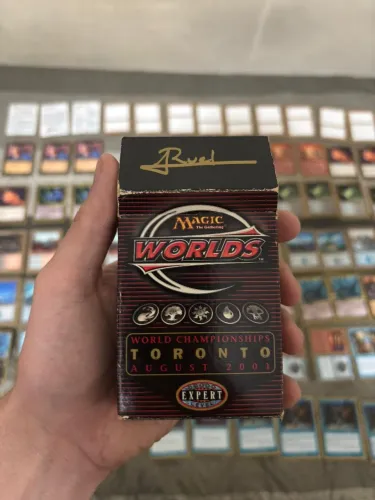 Deck Magic World Championships 2001 Antoine Ruel (Toronto) - 74/75 Cartas + Caixinha