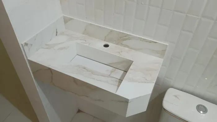 Pia em porcelanato direto da fábrica