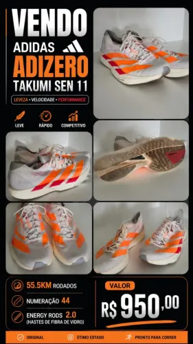 Tenis Corrida Adidas Adizero Takumi Sen 11
