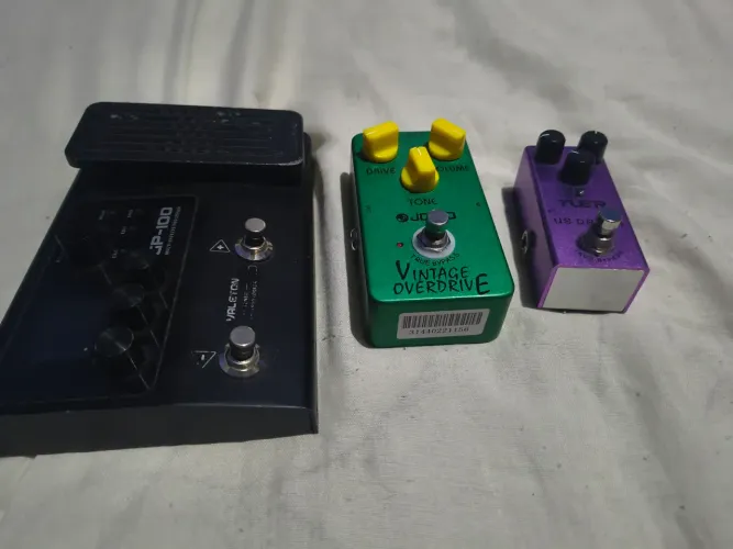 Pedaleira valeton gp100, joyo vintage overdrive, yler us dream