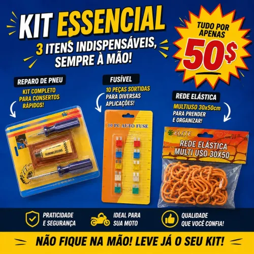 Kit Essencial pra moto