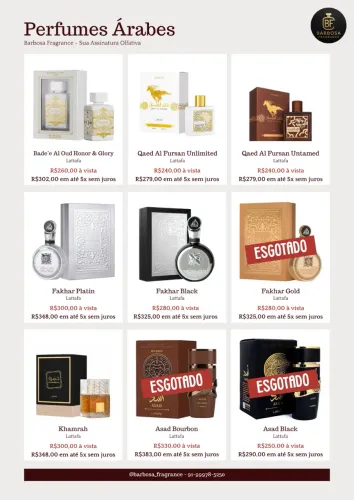 Perfumes Árabes Originais