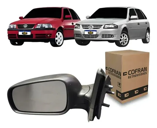 Retrovisor Esquerdo Fixo Gol G3 G4 1999 A 2007 4 Portas
