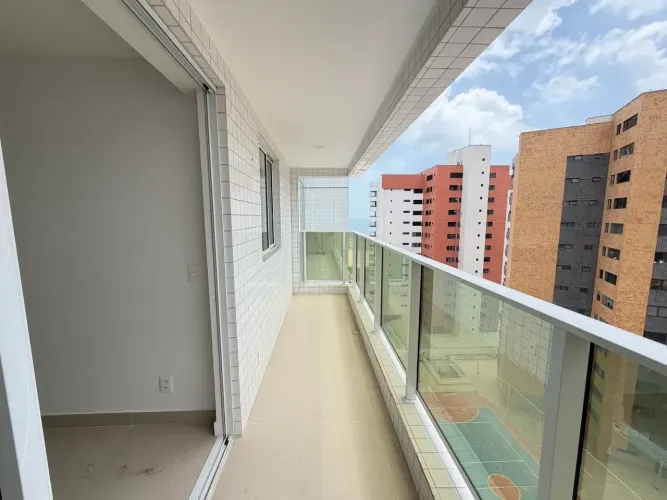 Mirante da Península | 81m² | 3 Quartos | 1 Suíte | Vista Mar | Andar Alto | 2 Vagas