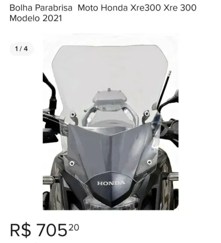 Bolha Parabrisa XRE 300