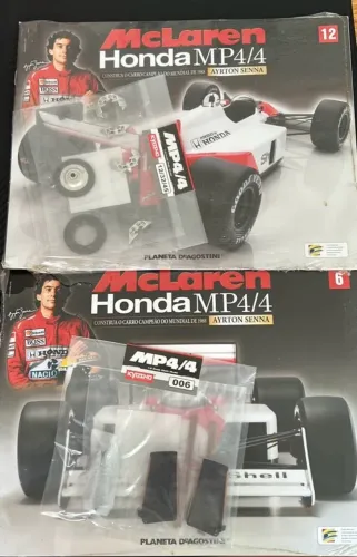 McLaren mp4/4 deagostini - ed 6 e 12 lacradas