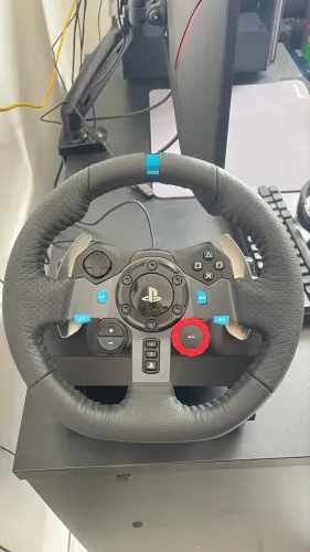 VOLANTE G29 + CÂMBIO LOGITECH (COM MANOPLA SCANIA)
