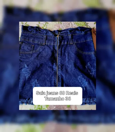 Saia jeans 