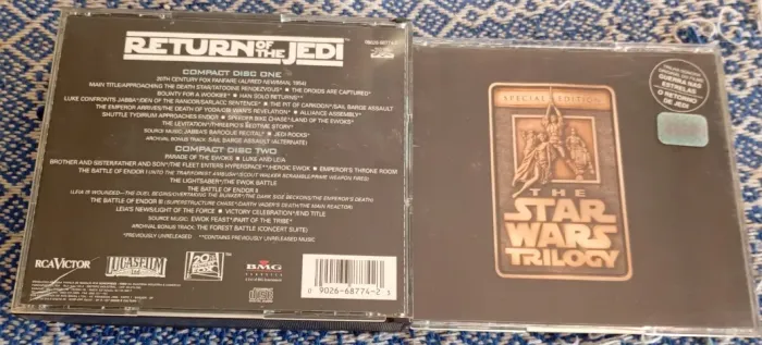 CD Duplo Trilha Sonora Star Wars O Retorno De Jedi Ed. Especial