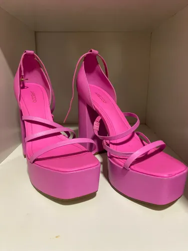 Salto Arezzo rosa neon - nº 38