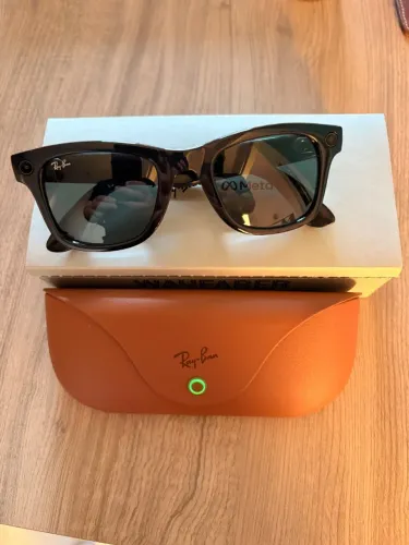 Óculos Ray-Ban Meta Wayfarer Gen 2 - Impecável / C/ Nota Fiscal e Caixa