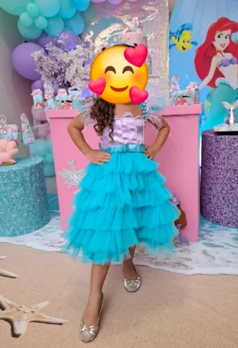 Roupa pequena sereia